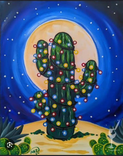 Canvas and Conversations Guided Painting Class - November 21st 5-8PM